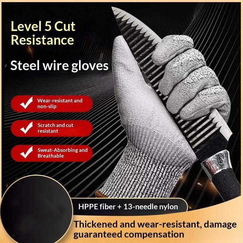 Garden Gloves - 1 Para Rękawic Ochronnych Przecinających, Wysokiej