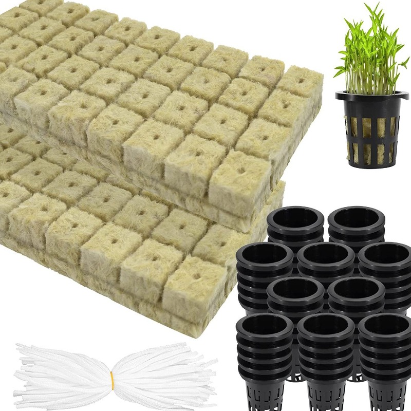 Hydroponic Kit - 72-pak kostek włókna kamiennej do hydroponiki