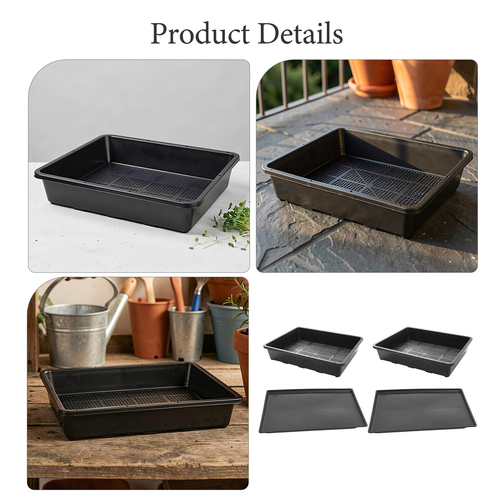 2 zestawy tacek do sadzenia ro – Seed Starter Tray recenzja i cena