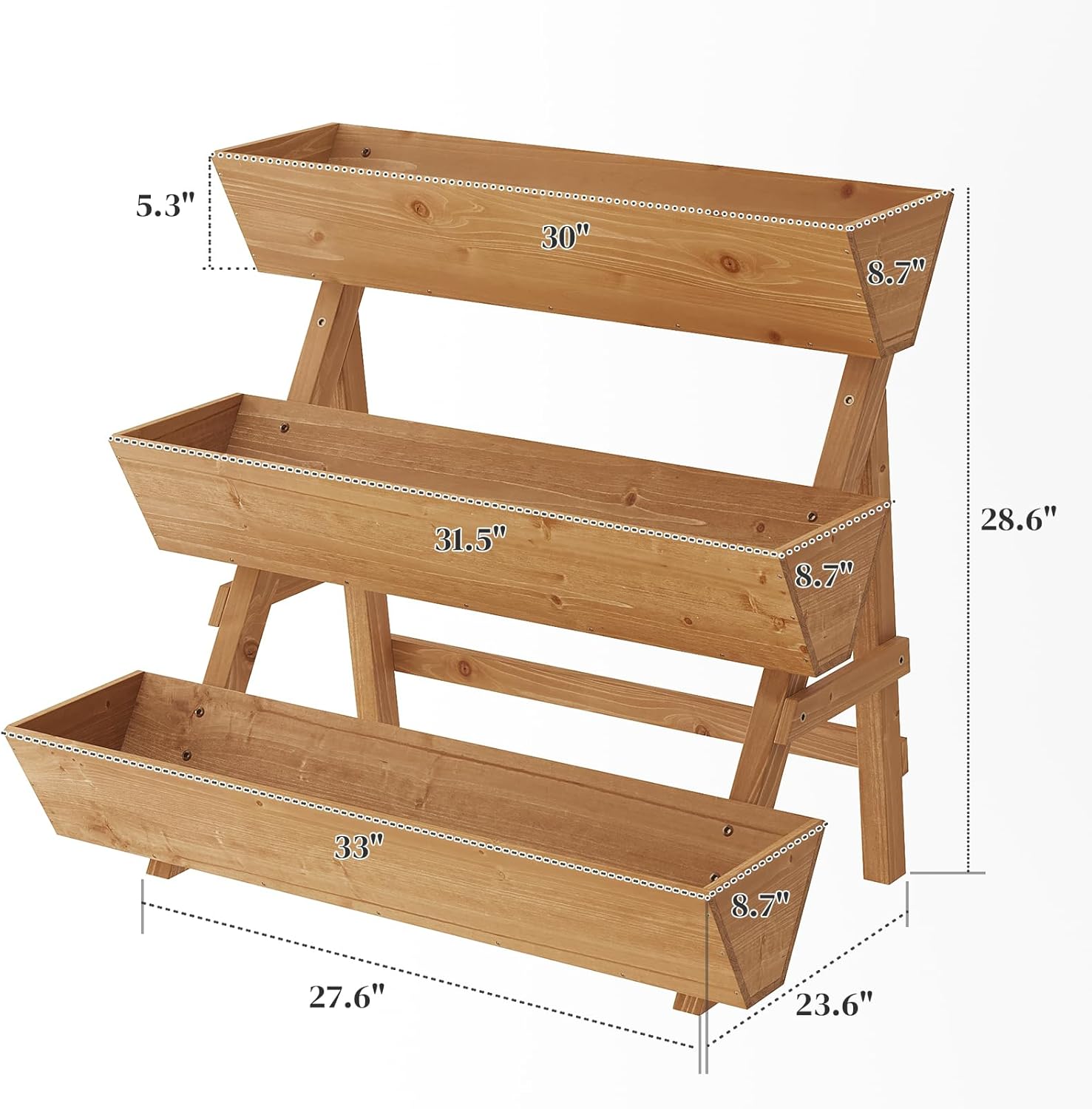 Ogród na patio i balkon, drewn – Raised Garden Bed recenzja i cena