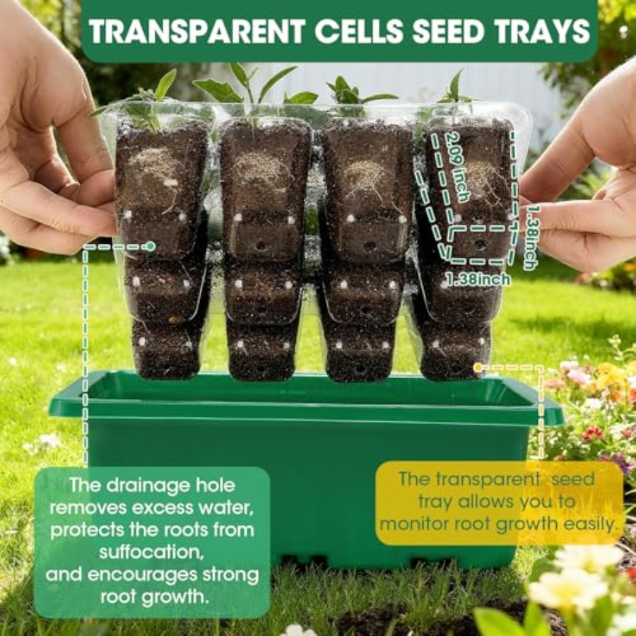 5 Zestawów Tacek do Rozsady z  – Seed Starter Tray recenzja i cena